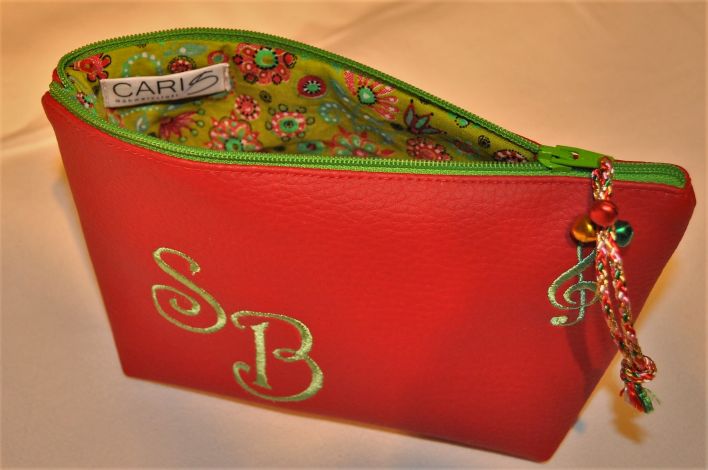 CARIS Taschen, personalisierte Minibag mit Monogramm und Notenschluessel